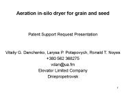 Aeration in-silo dryer for grain and seed