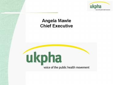 Angela Mawle Chief Executive