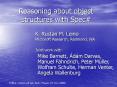 Reasoning about object structures with Spec PowerPoint PPT Presentation