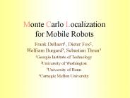 Monte Carlo Localization for Mobile Robots