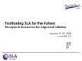 Positioning SLA for the Future: Principles PowerPoint PPT Presentation