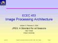 ECEC 453 Image Processing Architecture PowerPoint PPT Presentation