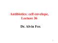 Dr. Alvin Fox PowerPoint PPT Presentation