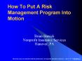 How To Put A Risk Management Program Into Motion PowerPoint PPT Presentation