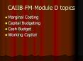 CAIIB-FM-Module D topics PowerPoint PPT Presentation