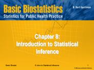 8: Introduction to Statistical Inference