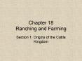 Chapter 18 Ranching and Farming PowerPoint PPT Presentation