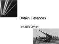 Britain Defences PowerPoint PPT Presentation