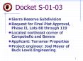 Docket S0103 PowerPoint PPT Presentation