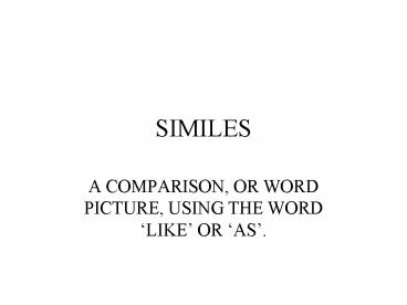 SIMILES