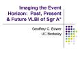 Imaging the Event Horizon: Past, Present PowerPoint PPT Presentation