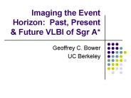 Imaging the Event Horizon: Past, Present