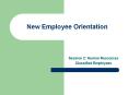 New Employee Orientation PowerPoint PPT Presentation