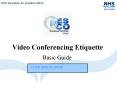 Video Conferencing Etiquette PowerPoint PPT Presentation