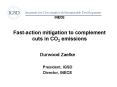 INECE Fastaction mitigation to complement cuts in CO2 emissions PowerPoint PPT Presentation