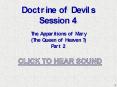 Doctrine of Devils Session 4 PowerPoint PPT Presentation