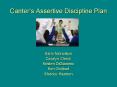 Canters Assertive Discipline Plan PowerPoint PPT Presentation