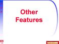Other Features PowerPoint PPT Presentation