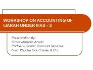 WORKSHOP ON ACCOUNTING OF IJARAH UNDER IFAS 