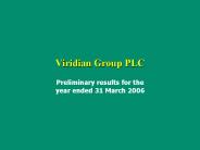 Viridian Group PLC