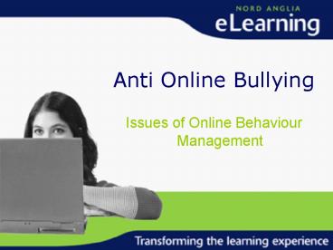Anti Online Bullying