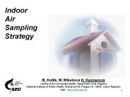 Indoor Air Sampling Strategy