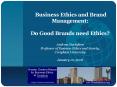 Business Ethics and Brand Management: PowerPoint PPT Presentation