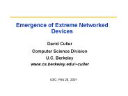 Emergence of Extreme Networked Devices