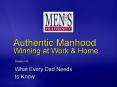 Authentic Manhood PowerPoint PPT Presentation