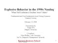 Explosive Behavior in the 1990s Nasdaq: When Did Exuberance Escalate Asset Values PowerPoint PPT Presentation