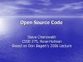 Open Source Code PowerPoint PPT Presentation