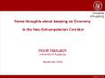 Some thoughts about keeping an Economy in the NeoSchumpeterian Corridor PowerPoint PPT Presentation