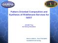 PatternOriented Composition and Synthesis of Middleware Services for NEST DISSECTing the Fairing Sim PowerPoint PPT Presentation