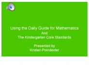 Using the Daily Guide for Mathematics