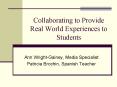 Collaborating to Provide Real World Experiences to Students PowerPoint PPT Presentation