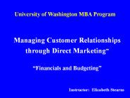 University of Washington MBA Program