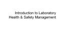 Introduction to Laboratory Health PowerPoint PPT Presentation