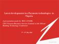 Latest developments in ePayments technologies in Nigeria PowerPoint PPT Presentation
