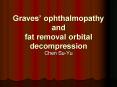 Graves ophthalmopathy and fat removal orbital decompression PowerPoint PPT Presentation