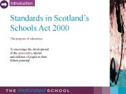Standards in Scotlands Schools Act 2000