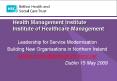 Health Management Institute Institute of Healthcare Management PowerPoint PPT Presentation
