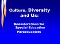 Culture, Diversity, Disability and Families: PowerPoint PPT Presentation
