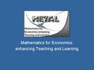 Mathematics for Economics: