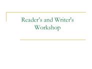 Readers and Writer's Workshop