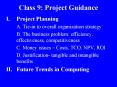 Class 9: Project Guidance PowerPoint PPT Presentation