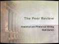 The Peer Review PowerPoint PPT Presentation