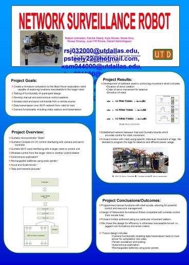 Robert Johnston, Patrick Steely, Kyle Mcneil, Derek Niro,