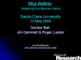 MyLifeBits: Realizing the Memex Vision Santa Clara University 13 May 2004 PowerPoint PPT Presentation