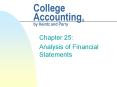College Accounting, by Heintz and Parry PowerPoint PPT Presentation