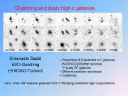 Clustering and dusty highz galaxies
